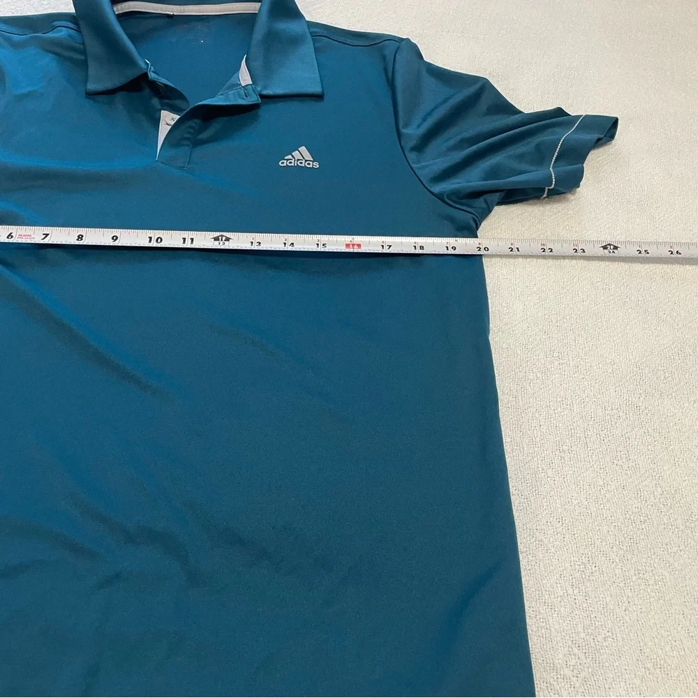 Adidas Men's Teal Polo Shirt Size‎ medium